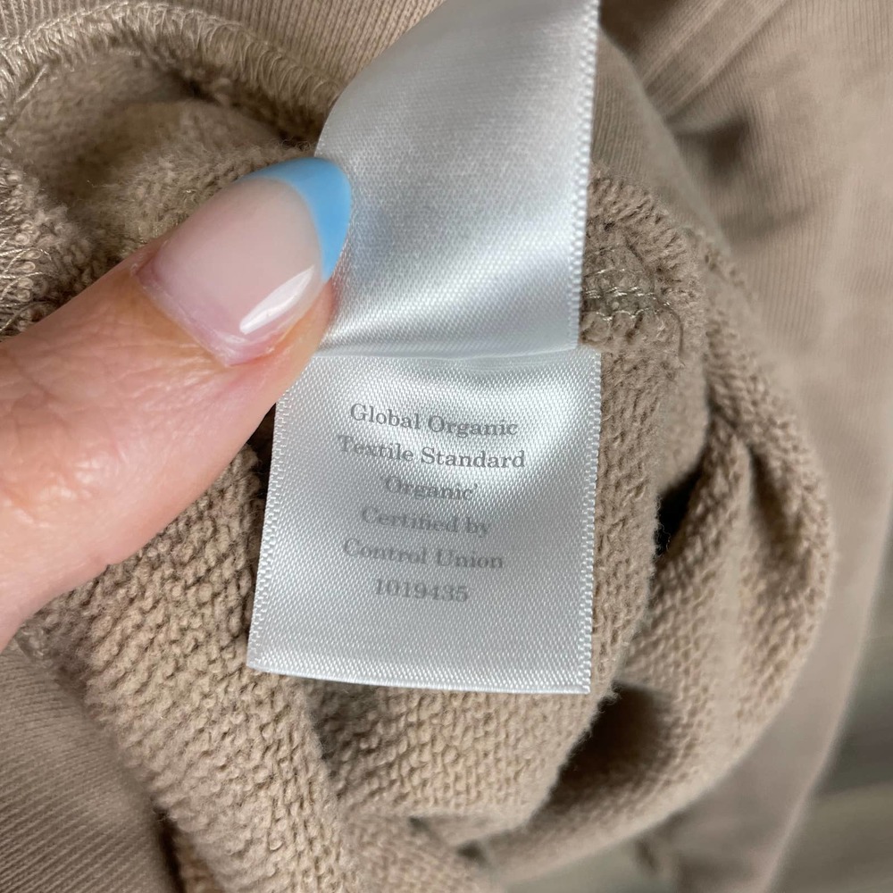 Everlane Taupe Funnel-Neck Sweatshirt - Picture 9 of 9